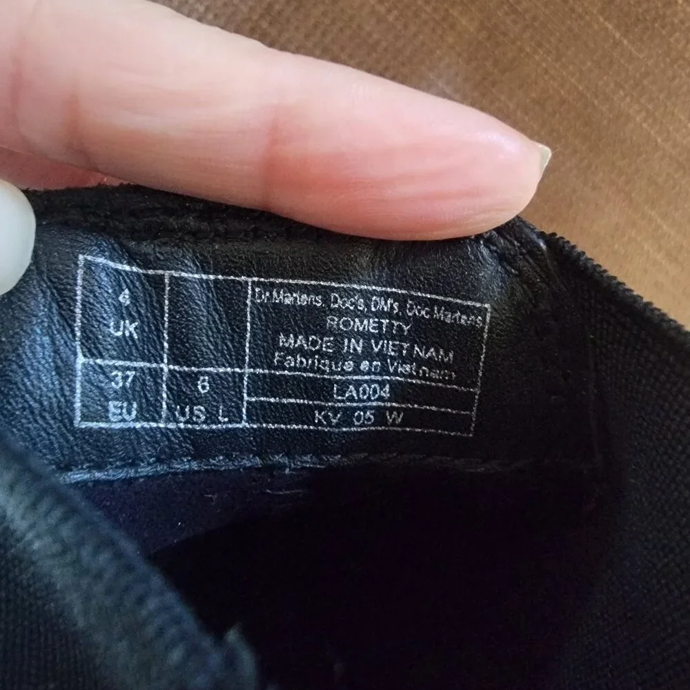 DR MARTENS Rometty Wyoming Leather Platform Chelsea Boots 37 / 6 - Picture 2 of 13